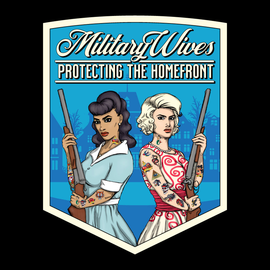Military Wives Shield T-Shirt Shirts