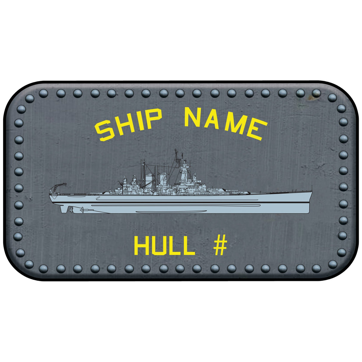 U.S. Navy Custom Ship Sticker Stickers and Decals NC.sticker