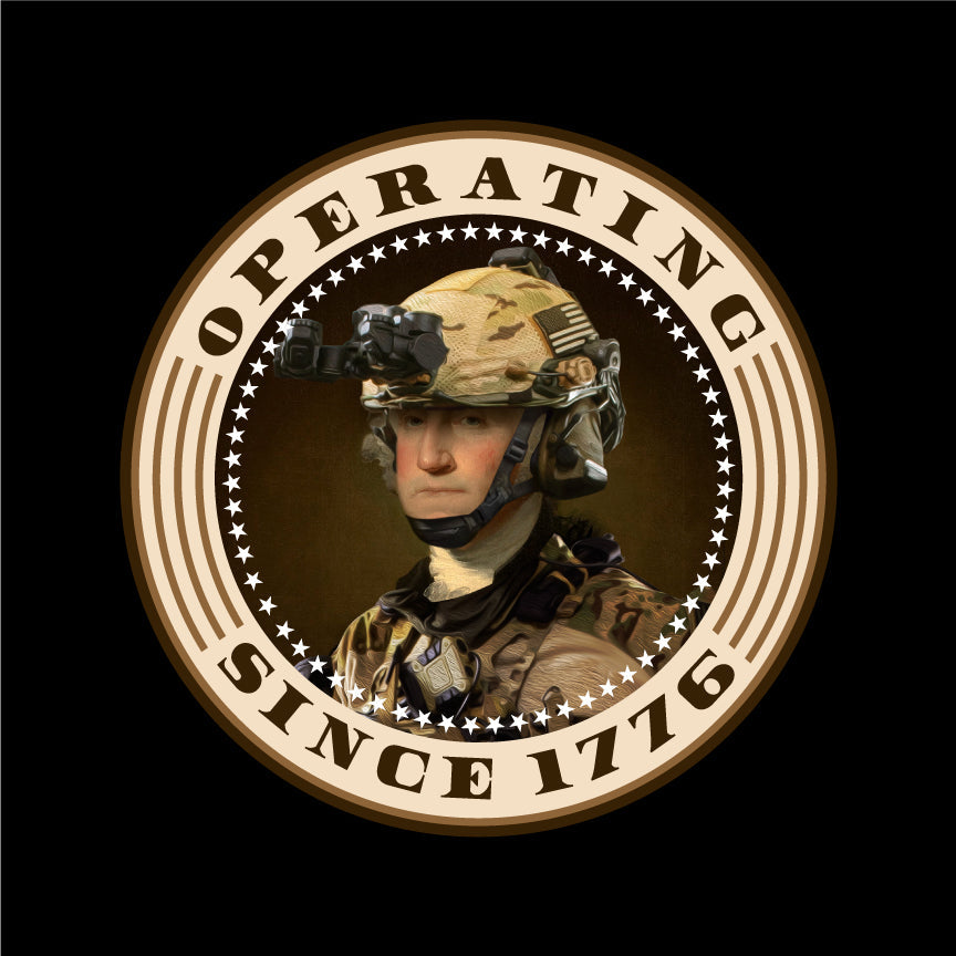 Operating Since 1776 George Washington Red White and Blue Tshirt Shirts