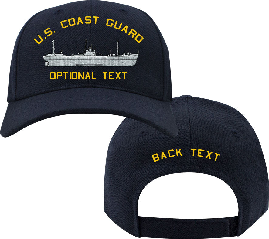 Coast Guard Custom Ship Cap - Oxford Class Research Ship Hats and Caps