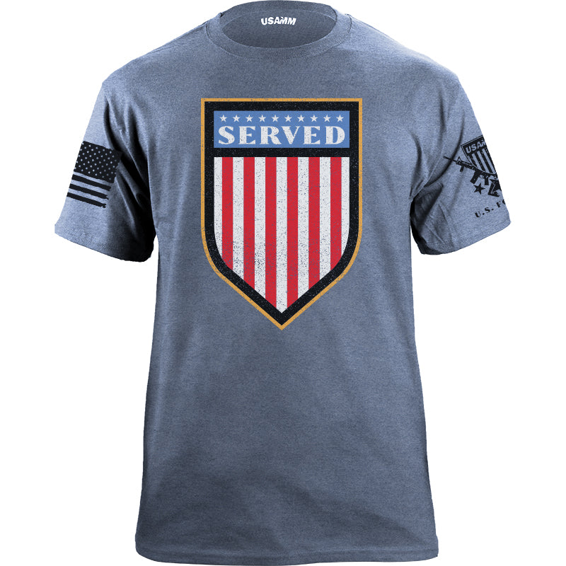 Served Shield T-shirt Shirts YFS.3.035.1.LBT.1