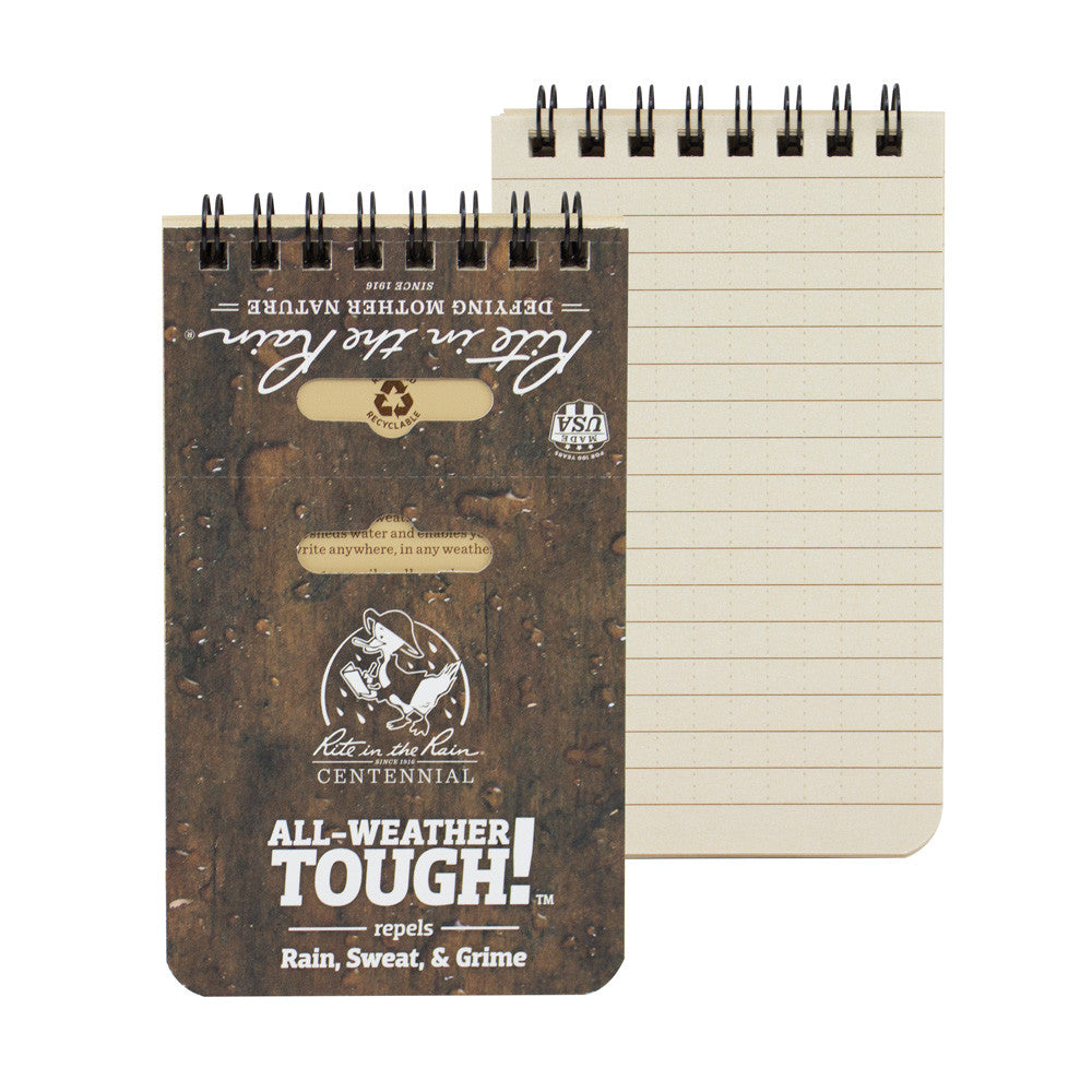 Rite in the Rain All-Weather Tactical Pocket 3" x 5" Notebook Field Manuals and Stationery