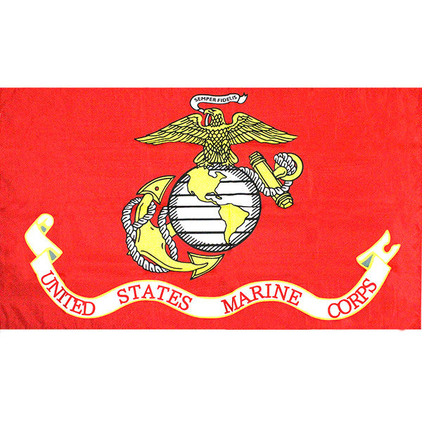 Marine Corps "Semper Fidelis" 3' x 5' Flag Flags