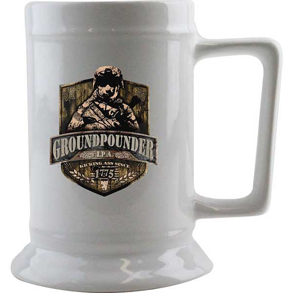 Army Groundpounder IPA Beer Stein Beer Steins