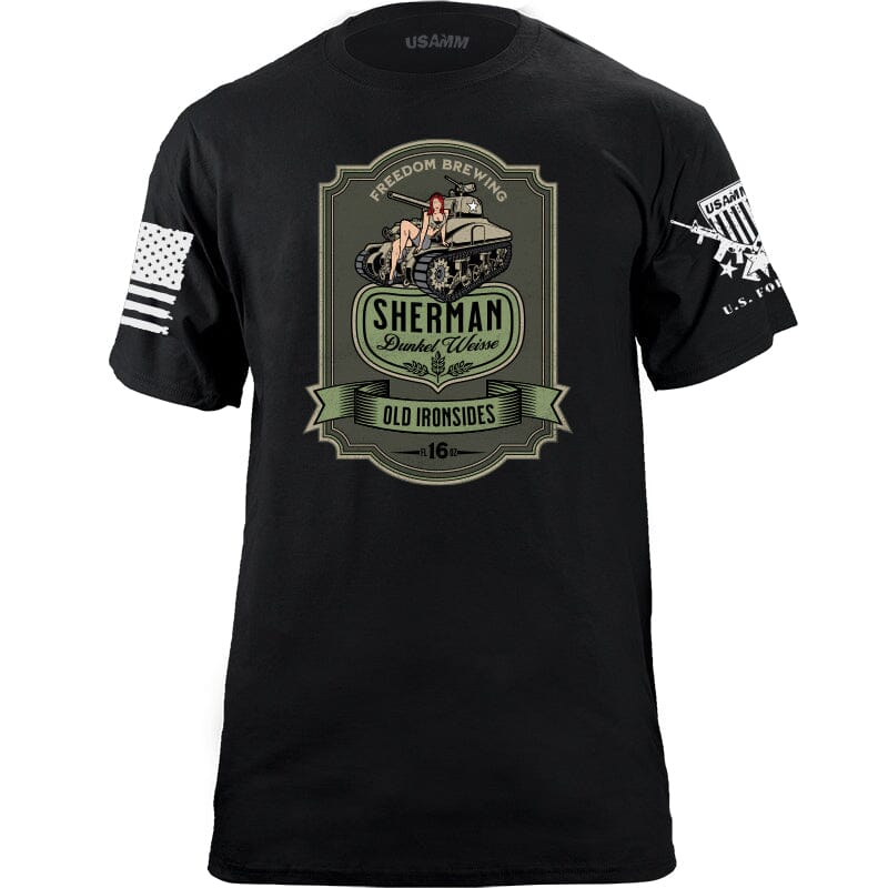 Sherman Dunkel Weisse T-Shirt Shirts YFS.4.015.1.BKT.1