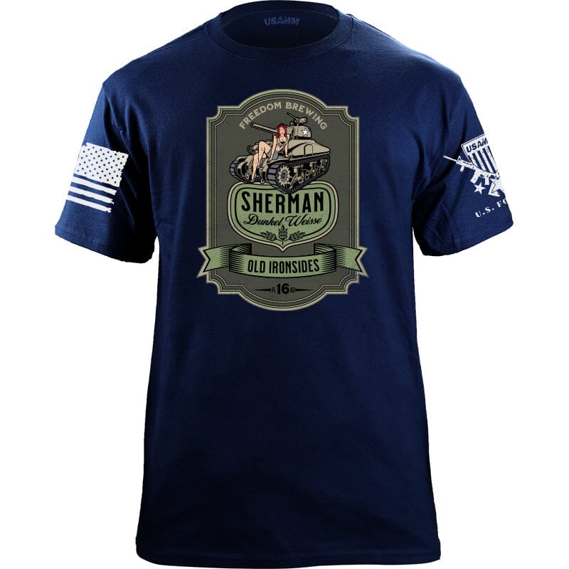 Sherman Dunkel Weisse T-Shirt Shirts YFS.4.015.1.NYT.1