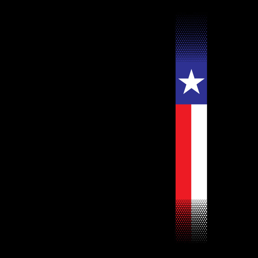 Copy of Distressed Skinny Vertical Texas Flag T-Shirt Shirts