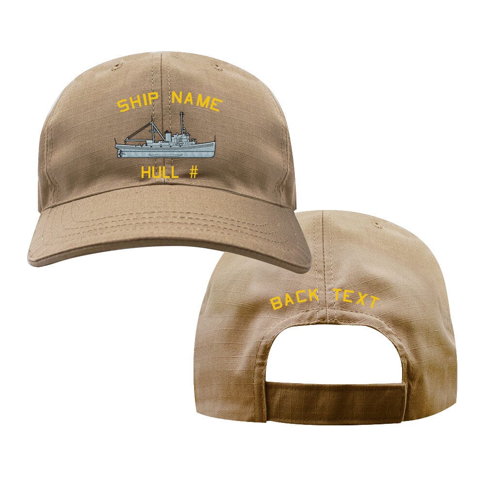 US Navy Custom Ship Cap - Coyote - Sotoyomo Class Tug Boat Hats and Caps SOTOYOMO.COY