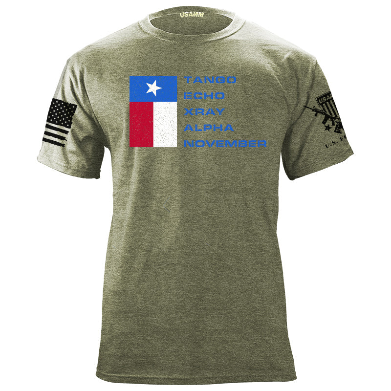 TANGO ECHO XRAY ALPHA NOVEMBER T-shirt Shirts YFS.3.036.1.HGT.1