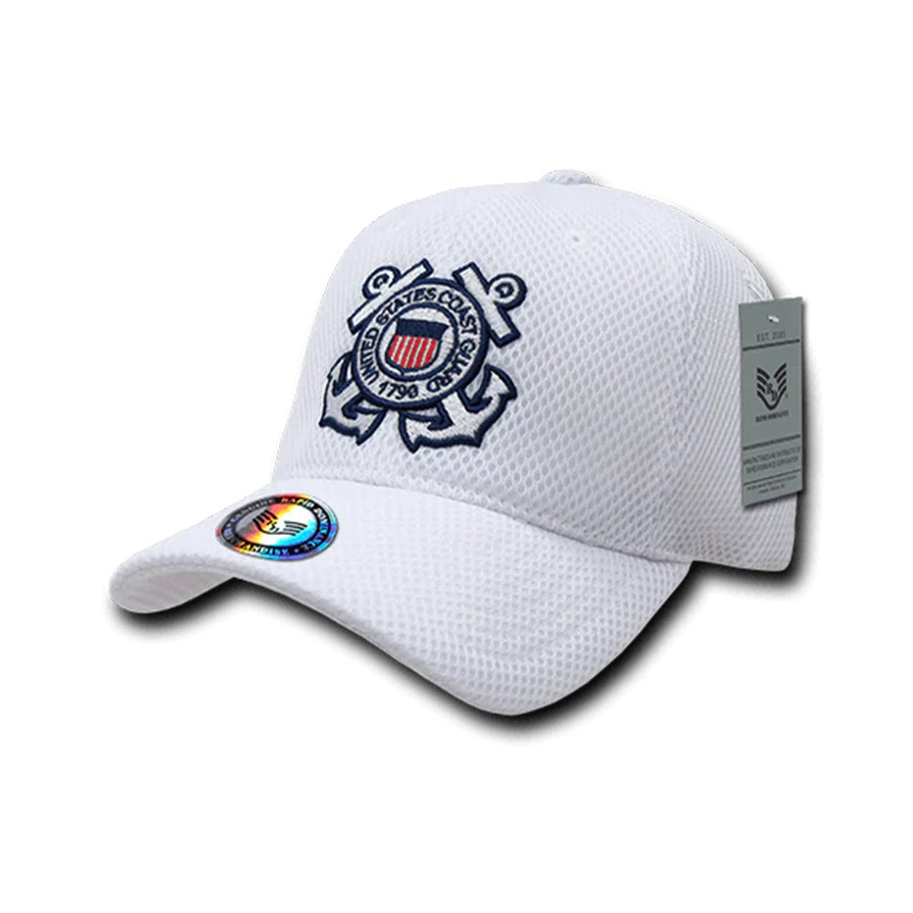 Coast Guard Emblem Air Mesh Cap Hats and Caps