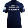 Today's Shopping List T-Shirt - Bourbon