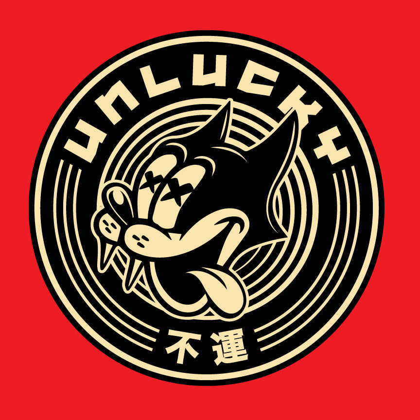 Unlucky Cat Two Colors T-Shirt Shirts