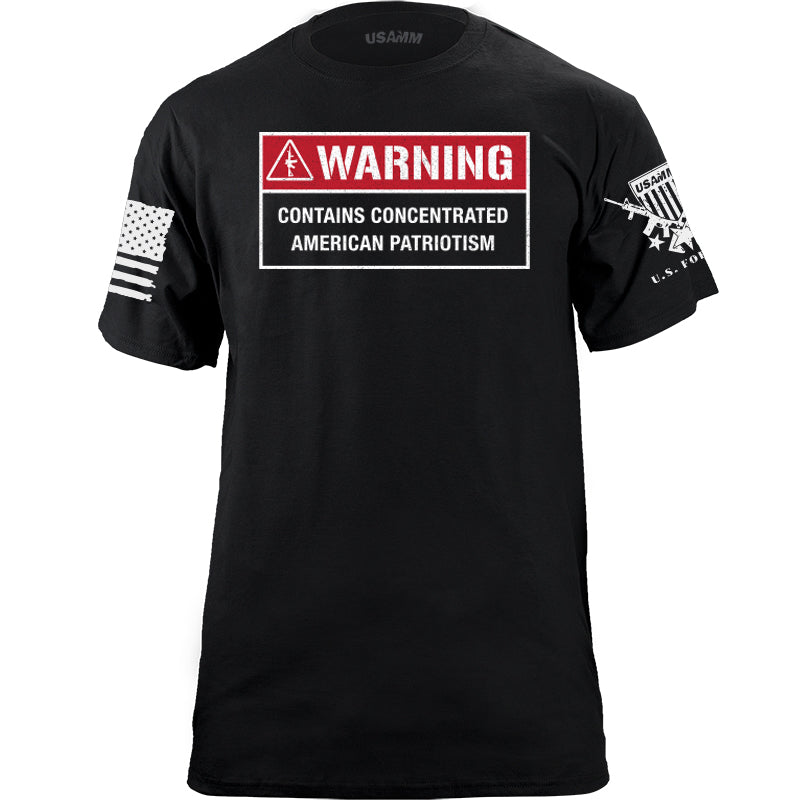 Warning Contains Freedom Tshirt Shirts YFS.3.083.1.BKT.1