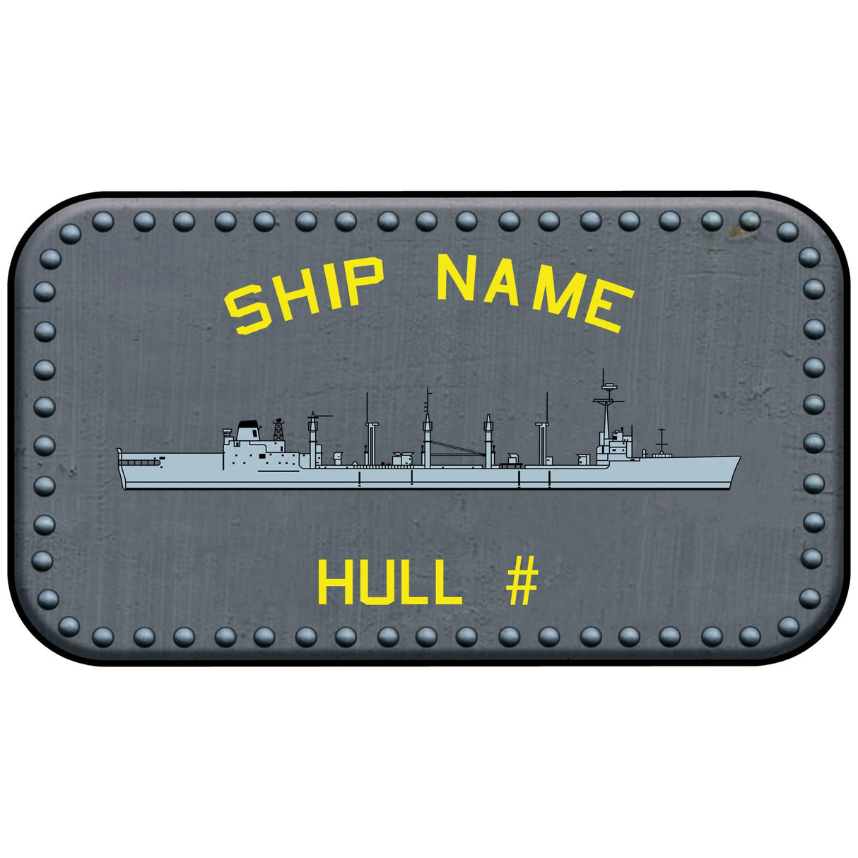 U.S. Navy Custom Ship Sticker Stickers and Decals Witchita.sticker