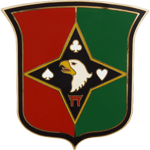 101st Sustainment Brigade Combat Service Identification Badge
