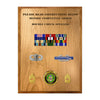 Custom Laser Engraved Military Alder Plaque