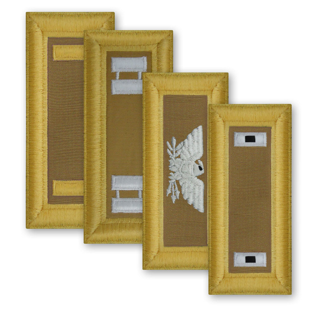 Army Male Shoulder Boards - Quartermaster Rank