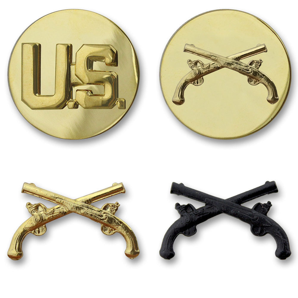 Army Military Police Branch Insignia - Officer and Enlisted Badges