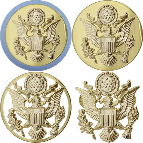 Army Service Cap Devices (ASU) Coat, Collar & Cap Insignia