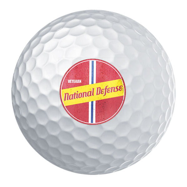 Retro National Defense Service Golf Ball Set Golf Balls