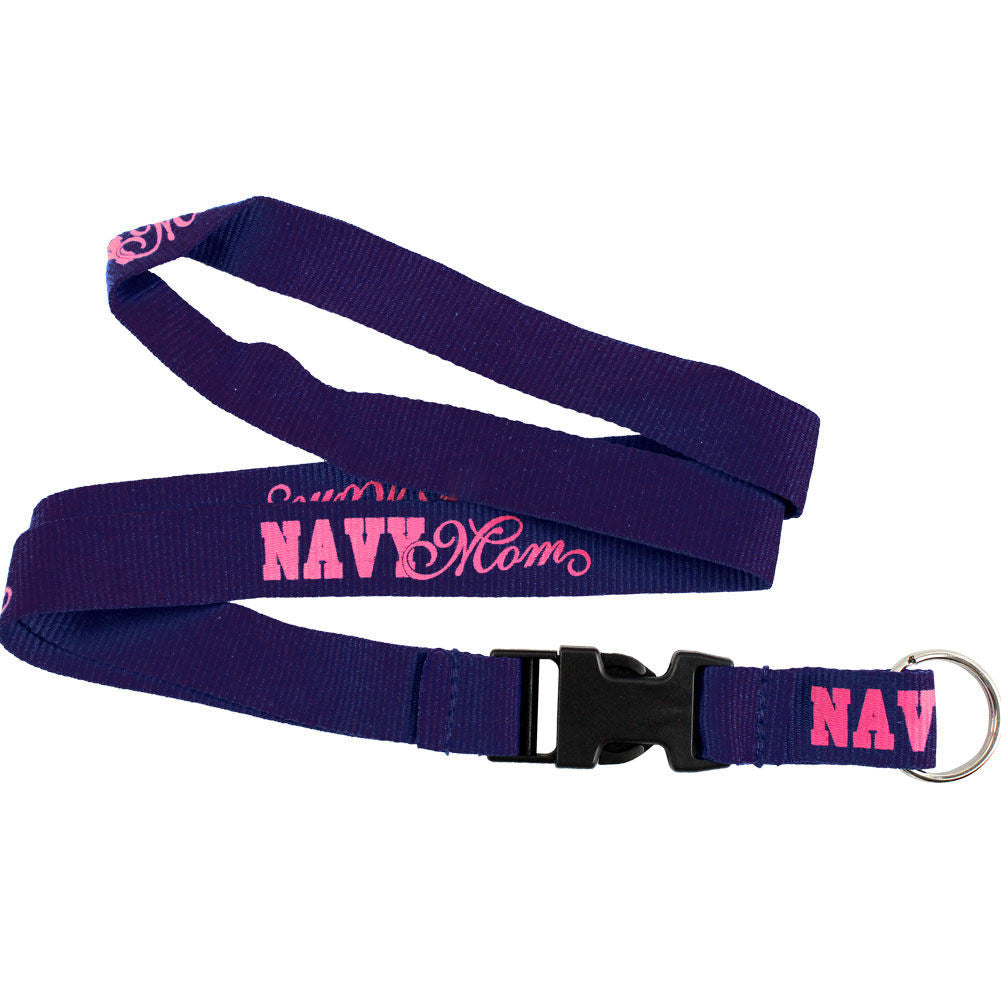 Navy Mom Lanyard Lanyards