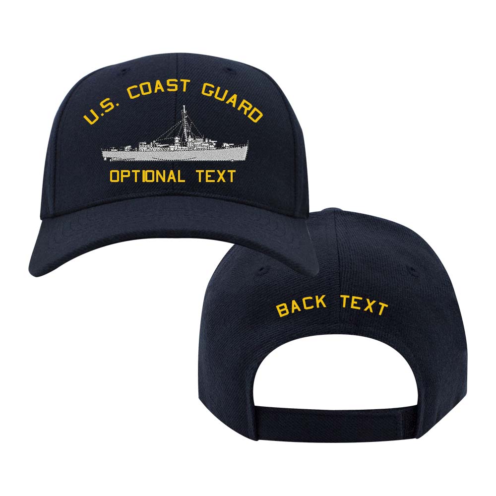 Coast Guard Custom Ship Cap - Butler Destroyer Escort Hats and Caps