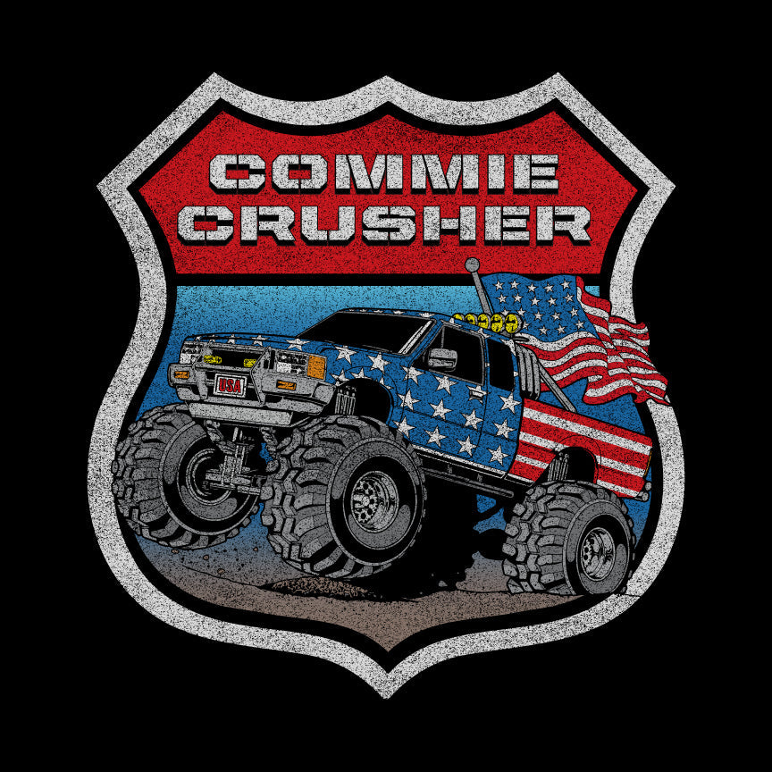 Commie Crusher Monster Truck T-Shirt Shirts