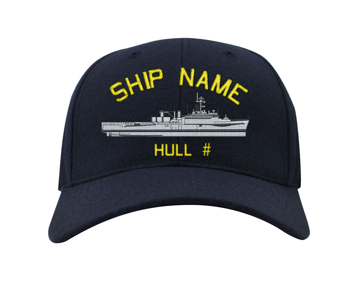 U.S. Navy Custom Ship Caps - Navy Blue _ Avenger