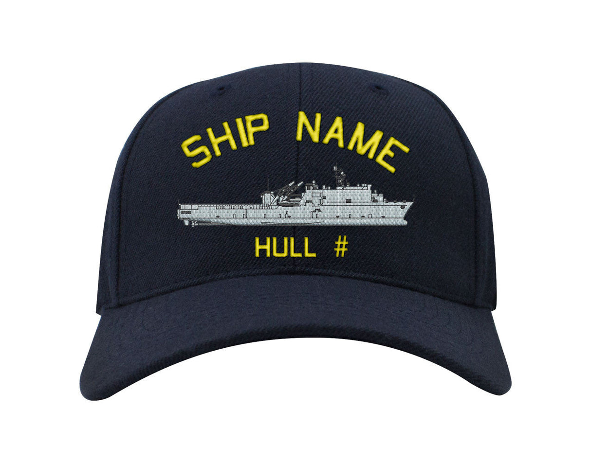 U.S. Navy Custom Ship Caps - Navy Blue _ Harpers