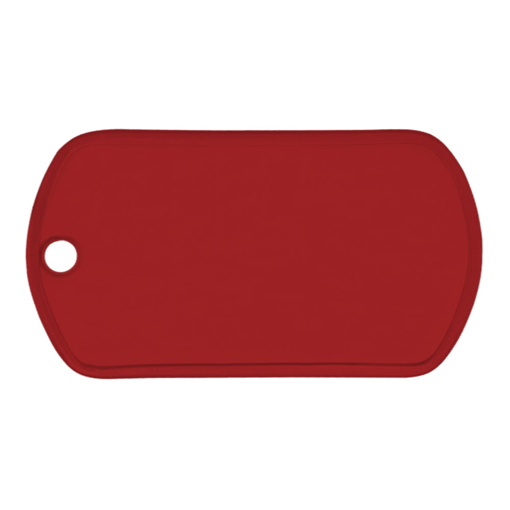 Custom Dog Tag Set (2-Sided) Swag Blanks Blank.DogTag.Red