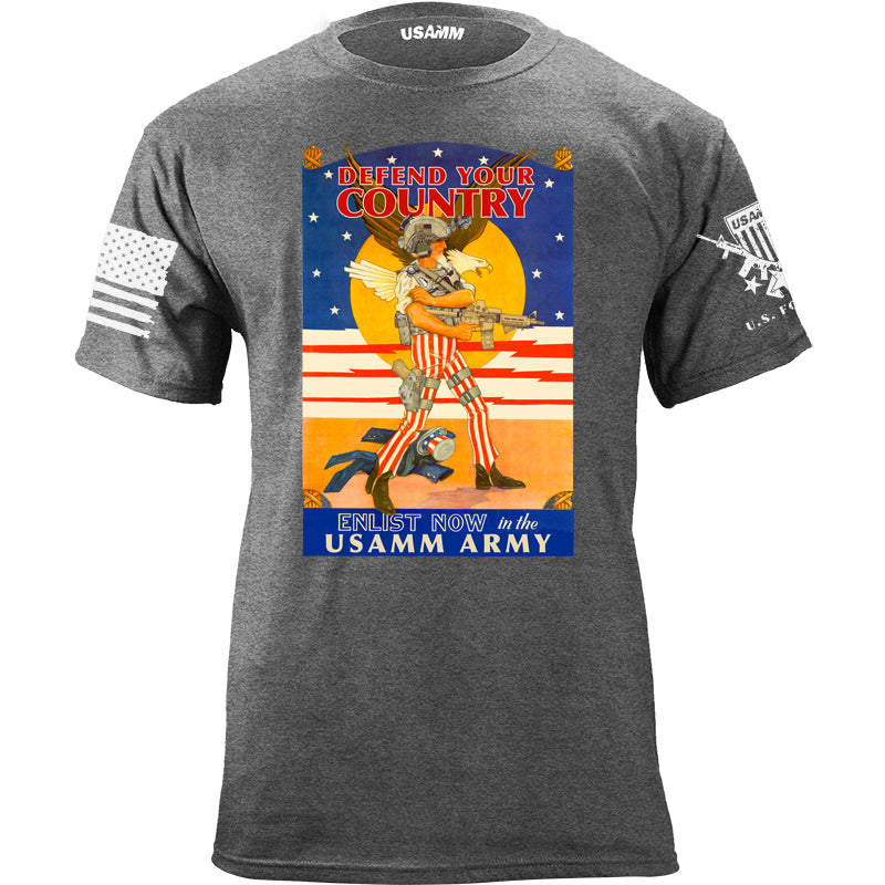 USAMM ARMY UNCLE SAM T-Shirt Shirts