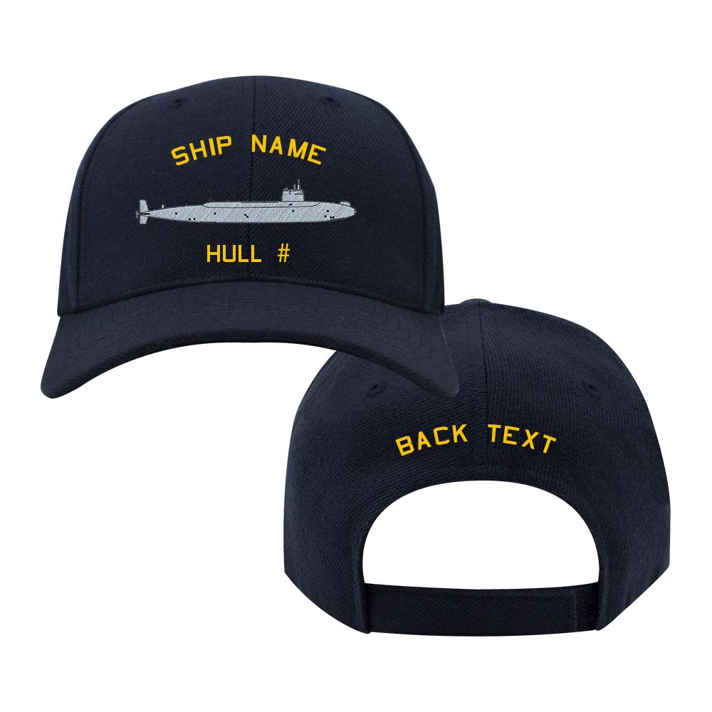 U.S. Navy Custom Ship Cap - Ethan Allen Class Nuclear-Powered Submarine Hats and Caps