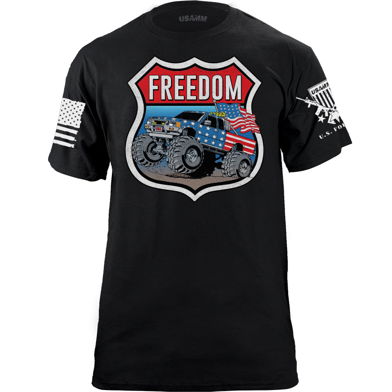 Freedom Monster Truck T-Shirt Shirts