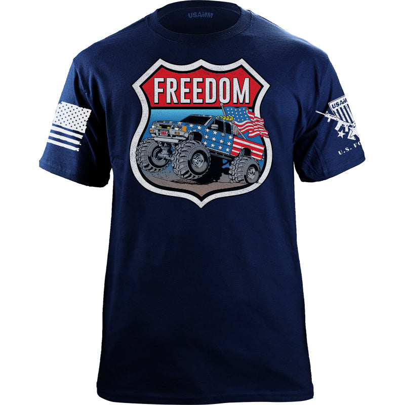 Freedom Monster Truck T-Shirt Shirts