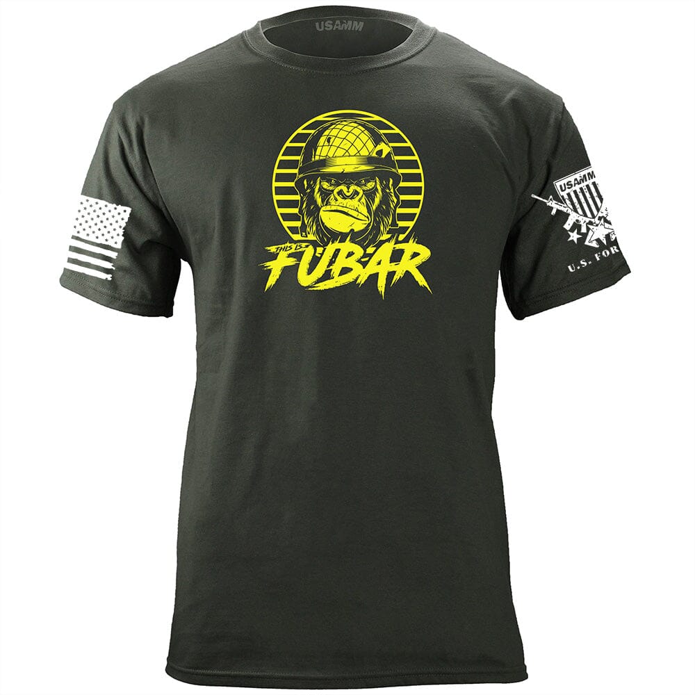 80's Gorilla This Is FUBAR T-Shirt Hoodie 37.836T.MG.YL