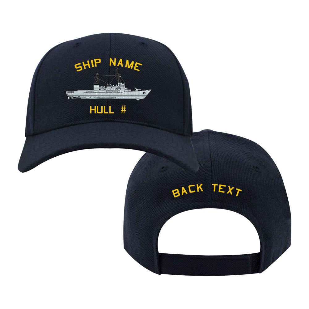 U.S. Navy Custom Ship Cap - Hamilton Class Cutter Hats and Caps