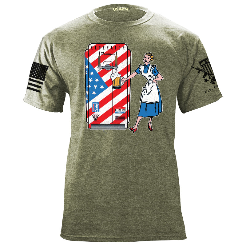 Kegerator Wife Color T-Shirt Shirts YFS.6.040.1.MGT.1