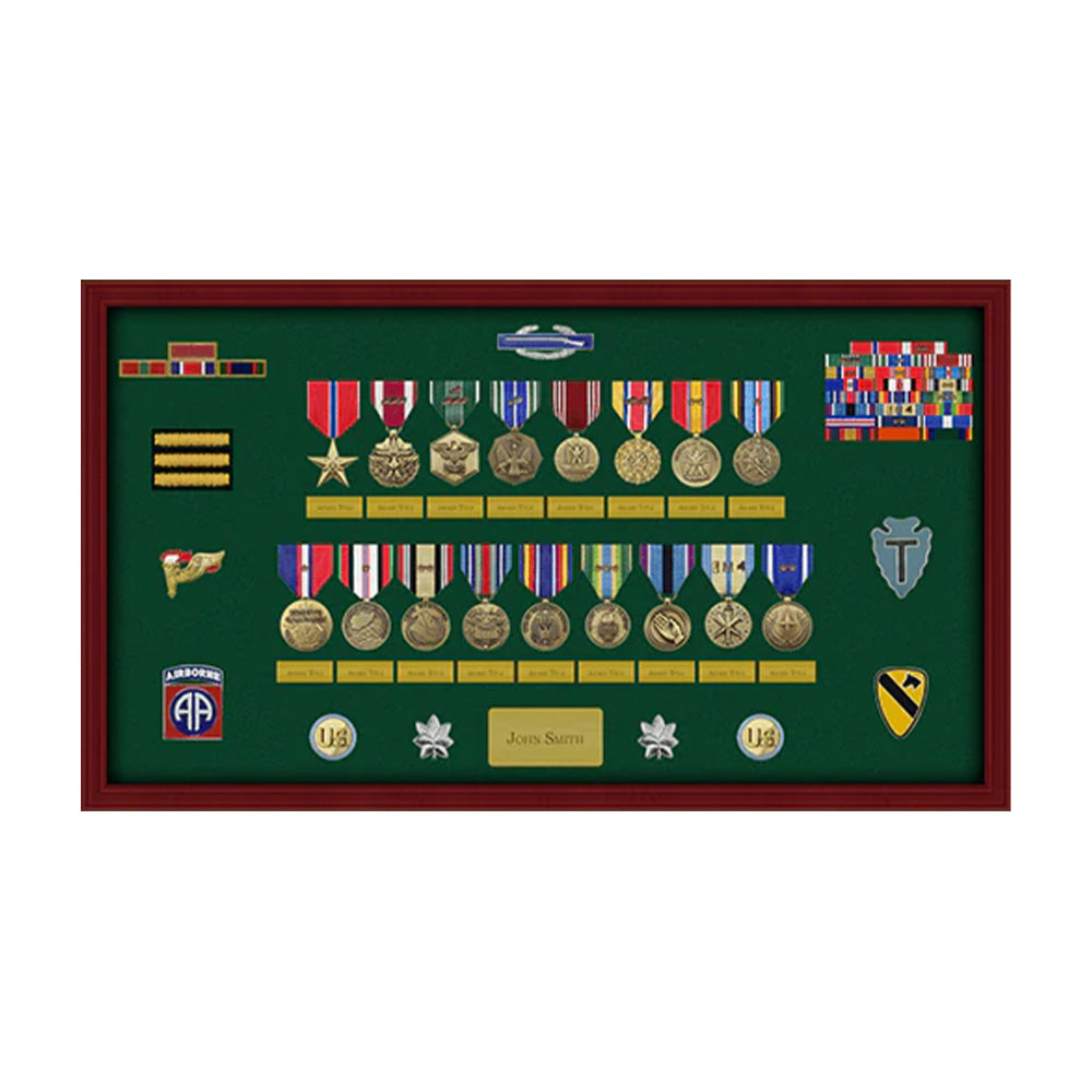 Pre-Assembled Large Shadow Box Display Case Shadow Boxes, Display Cases, and Presentation Cases SHADOWMOUNT-LRG-GRN