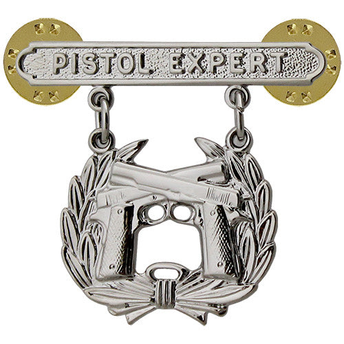Marine Corps Pistol Qualification Badge Badges 1603 MCPST-EX