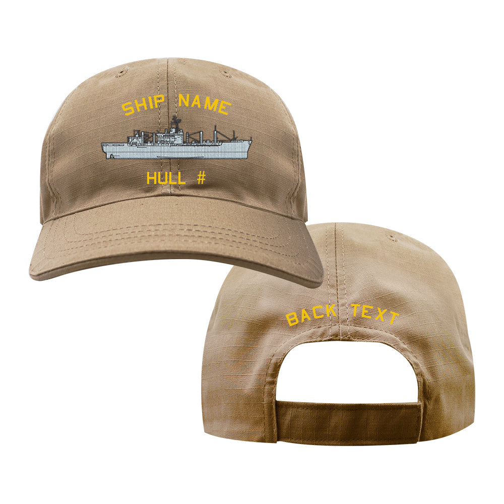 U.S. Navy Custom Ship Cap - Coyote - Mars Combat Stores Hats and Caps