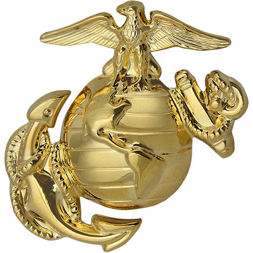 Marine Corps Globe-and-Anchor Cap Device Coat, Collar & Cap Insignia MCR-68147