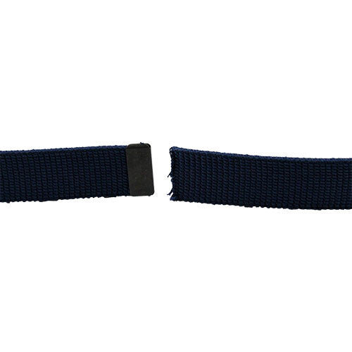 Air Force Dress Belt - Blue Cotton With Black Tip Dress Uniform Accessories
