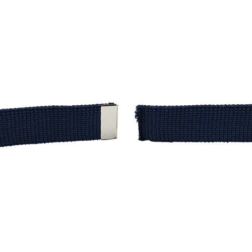Air Force Dress Belt - Blue Elastic With Mirror Finish Tip Dress Uniform Accessories