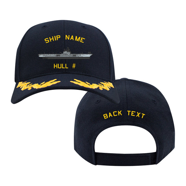 U.S. Navy Custom Ship Cap - Captain Scrambled Eggs - Blue Ridge Class Amphibious Command Ship main image 0