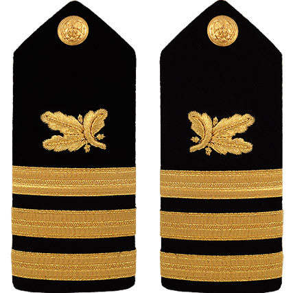 Navy Male Hard Shoulder Board - Supply Corps Rank 80717