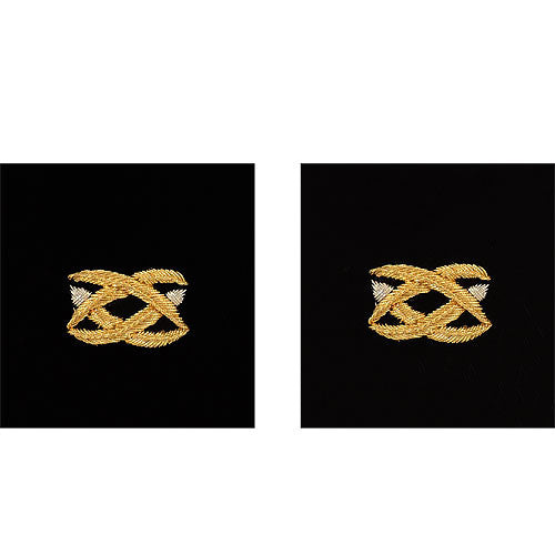 Navy Gold on Black Sleeve Device - Civil Engineer Dress Uniform Accessories