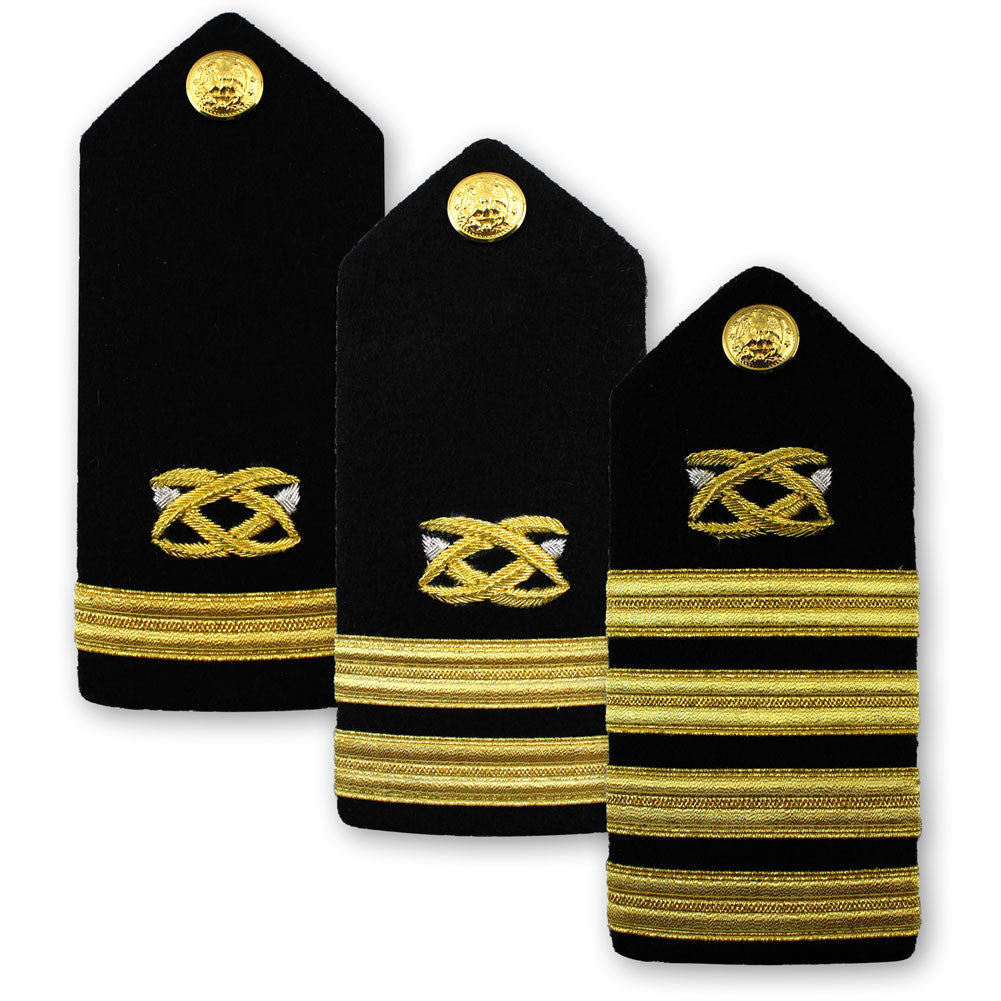 Navy Male Hard Shoulder Board - Civil Engineer Rank