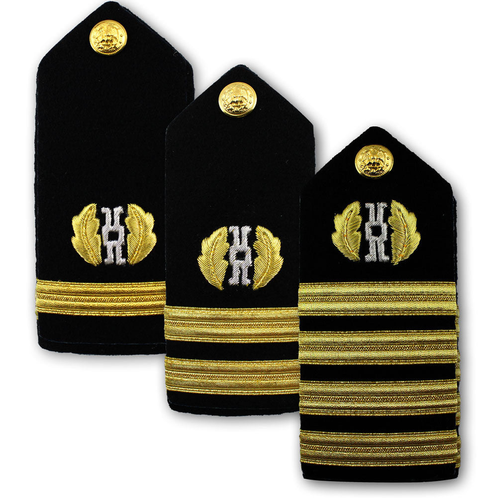 Navy Male Hard Shoulder Board - Judge Advocate Rank