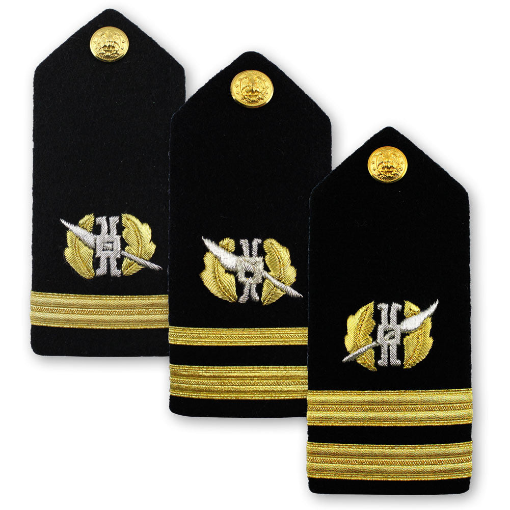 Navy Male Hard Shoulder Board - Limited Duty Officer Rank