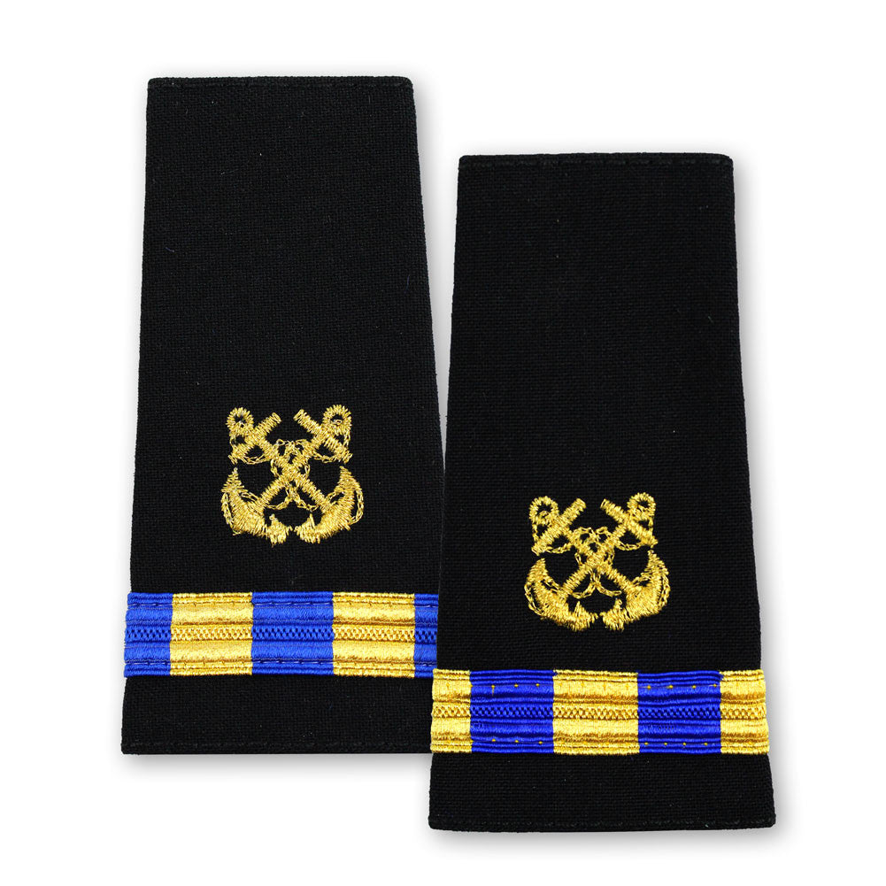 Navy Soft Shoulder Marks - Boatswain Rank